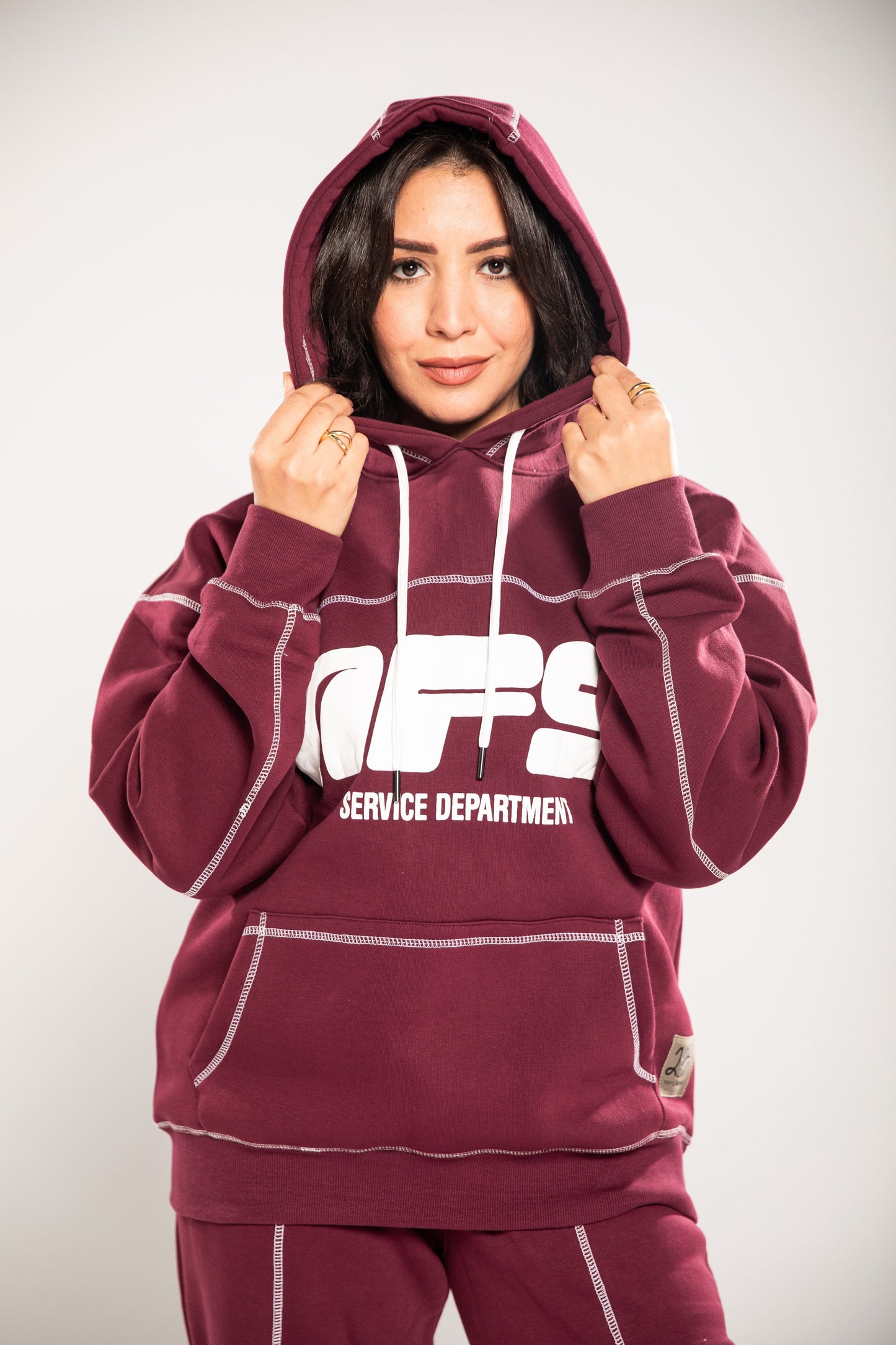 "NFS" MAROON TRACKSUIT