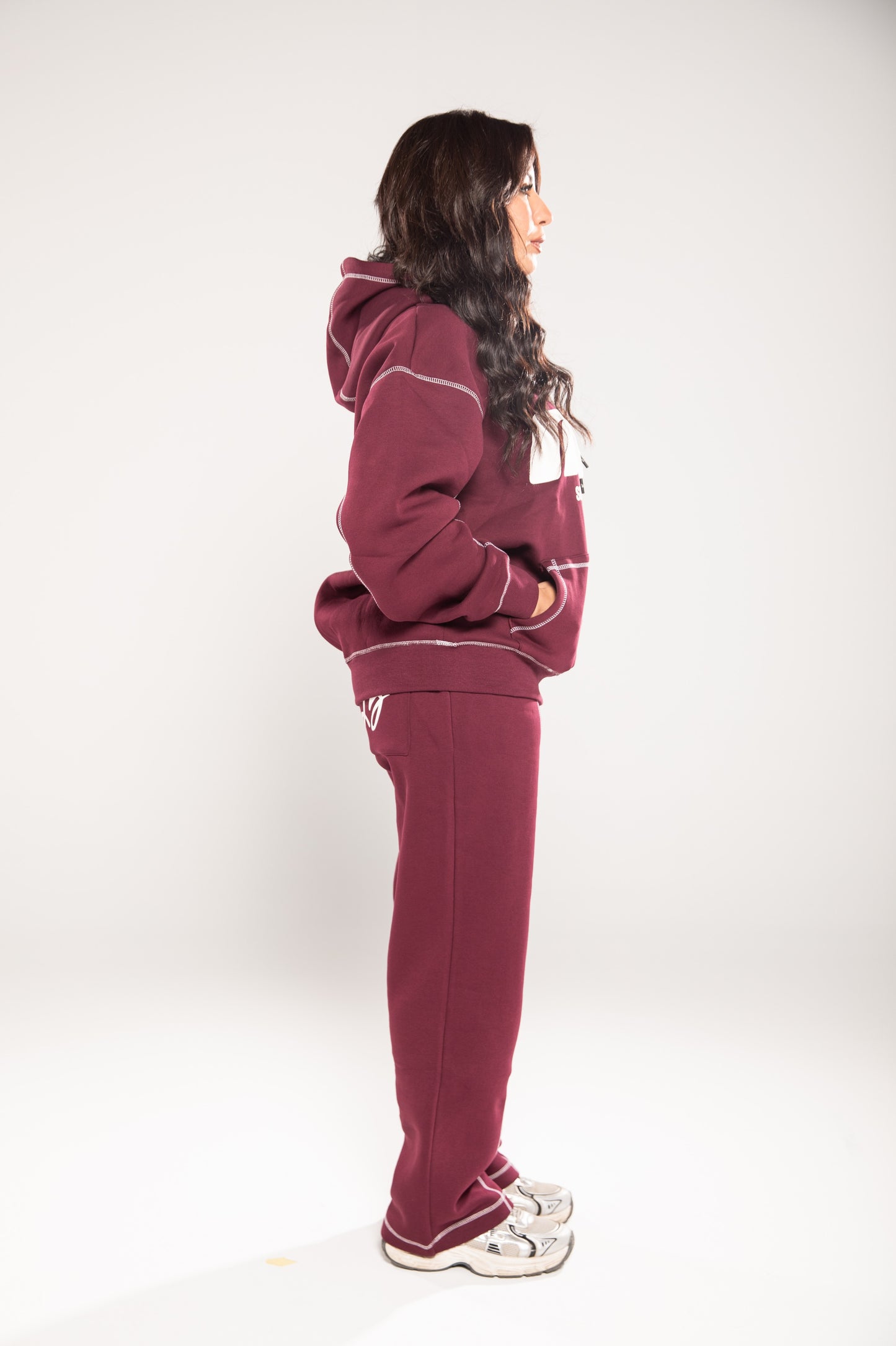 "NFS" MAROON TRACKSUIT